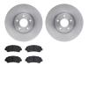 6302-67115 Brake Rotors with 3000-Series Ceramic Brake Pads Kit, Fits Select Infiniti/Nissan, Position: Front - image 1