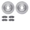 6302-67127 Brake Rotors with 3000-Series Ceramic Brake Pads Kit, 2014-2017 Infiniti/Nissan, Position: Front - image 1