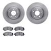 6302-67129 Brake Rotors with 3000-Series Ceramic Brake Pads Kit, Fits Select Infiniti/Nissan, Position: Front - image 1