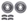 6302-72042 Brake Rotors with 3000-Series Ceramic Brake Pads Kit, 2009-2015 Mitsubishi, Position: Front - image 1