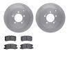 6302-72075 Brake Rotors with 3000-Series Ceramic Brake Pads Kit, 2007-2015 Mitsubishi, Position: Rear - image 1