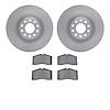 6302-73002 Brake Rotors with 3000-Series Ceramic Brake Pads Kit, 2001-2003 Audi/Volkswagen, Position: Front - image 1