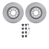 6302-73003 Brake Rotors with 3000-Series Ceramic Brake Pads Kit, 2000-2003 Audi/Volkswagen, Position: Front - image 1