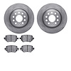 6302-73005 Brake Rotors with 3000-Series Ceramic Brake Pads Kit, 2016-2018 Audi/Volkswagen, Position: Rear - image 1