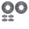 6302-73043 Brake Rotors with 3000-Series Ceramic Brake Pads Kit, 1980-1983 Audi/Volkswagen, Position: Front - image 1