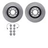 6302-73046 Brake Rotors with 3000-Series Ceramic Brake Pads Kit, 1999-2005 Audi/Volkswagen, Position: Front - image 1