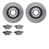 6302-73049 Brake Rotors with 3000-Series Ceramic Brake Pads Kit, 2001-2005 Audi/Volkswagen, Position: Front - image 1