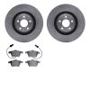 6302-73052 Brake Rotors with 3000-Series Ceramic Brake Pads Kit, 2005-2011 Audi/Volkswagen, Position: Front - image 1