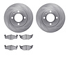 6302-74012 Brake Rotors with 3000-Series Ceramic Brake Pads Kit, 2006-2008 Audi/Volkswagen, Position: Front - image 1