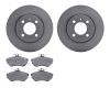 6302-74020 Brake Rotors with 3000-Series Ceramic Brake Pads Kit, 1996-1997 Audi/Volkswagen, Position: Front - image 1