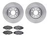6302-74028 Brake Rotors with 3000-Series Ceramic Brake Pads Kit, Fits Select Multiple Makes/Models, Position: Front - image 1