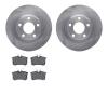 6302-74032 Brake Rotors with 3000-Series Ceramic Brake Pads Kit, 2001-2003 Audi/Volkswagen, Position: Rear - image 1