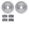 6302-75013 Brake Rotors with 3000-Series Ceramic Brake Pads Kit, 2001-2006 Lexus/Toyota/Scion, Position: Front - image 1