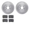 6302-75016 Brake Rotors with 3000-Series Ceramic Brake Pads Kit, 2006-2013 Lexus/Toyota/Scion, Position: Rear - image 1