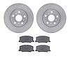 6302-76003 Brake Rotors with 3000-Series Ceramic Brake Pads Kit, 1987-1987 Lexus/Toyota/Scion, Position: Front - image 1