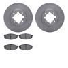 6302-76024 Brake Rotors with 3000-Series Ceramic Brake Pads Kit, 1983-1984 Lexus/Toyota/Scion, Position: Front - image 1