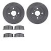 6302-76031 Brake Rotors with 3000-Series Ceramic Brake Pads Kit, 1985-1988 Multiple Makes/Models, Position: Front - image 1
