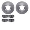 6302-76077 Brake Rotors with 3000-Series Ceramic Brake Pads Kit, 1995-2004 Lexus/Toyota/Scion, Position: Front - image 1