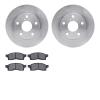6302-76083 Brake Rotors with 3000-Series Ceramic Brake Pads Kit, 1991-1991 Lexus/Toyota/Scion, Position: Front - image 1