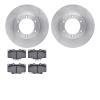 6302-76101 Brake Rotors with 3000-Series Ceramic Brake Pads Kit, 1991-1998 Lexus/Toyota/Scion, Position: Front - image 1