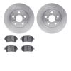 6302-76119 Brake Rotors with 3000-Series Ceramic Brake Pads Kit, 2000-2000 Lexus/Toyota/Scion, Position: Front - image 1
