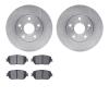 6302-76139 Brake Rotors with 3000-Series Ceramic Brake Pads Kit, 2002-2006 Lexus/Toyota/Scion, Position: Front - image 1