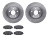 6302-76159 Brake Rotors with 3000-Series Ceramic Brake Pads Kit, 2006-2020 Multiple Makes/Models, Position: Front - image 1