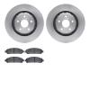 6302-76168 Brake Rotors with 3000-Series Ceramic Brake Pads Kit, 2009-2015 Lexus/Toyota/Scion, Position: Front - image 1