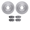 6302-80004 Brake Rotors with 3000-Series Ceramic Brake Pads Kit, 2016-2021 Ford/Lincoln/Mercury/Mazda, Position: Rear - image 1