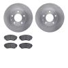 6302-80034 Brake Rotors with 3000-Series Ceramic Brake Pads Kit, 2000-2006 Ford/Lincoln/Mercury/Mazda, Position: Front - image 1