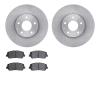6302-80073 Brake Rotors with 3000-Series Ceramic Brake Pads Kit, 2013-2015 Ford/Lincoln/Mercury/Mazda, Position: Front - image 1