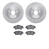 6302-92040 Brake Rotors with 3000-Series Ceramic Brake Pads Kit, 2009-2015 Lexus/Toyota/Scion, Position: Front - image 1