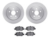 6302-92041 Brake Rotors with 3000-Series Ceramic Brake Pads Kit, 2009-2015 Lexus/Toyota/Scion, Position: Rear - image 1
