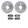 6302-92042 Brake Rotors with 3000-Series Ceramic Brake Pads Kit, 2012-2014 Mopar, Position: Front - image 1