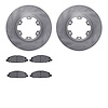 6302-92050 Brake Rotors with 3000-Series Ceramic Brake Pads Kit, 2002-2018 Infiniti/Nissan, Position: Front - image 1