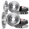 6304-27008 Brake Rotors with 3000-Series Ceramic Brake Pads Kit, 1975-1987 Volvo, Position: Front and Rear - image 1
