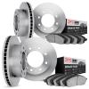 6304-40021 Brake Rotors with 3000-Series Ceramic Brake Pads Kit, 2000-2002 Mopar, Position: Front and Rear - image 1