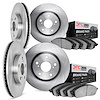 6304-45012 Brake Rotors with 3000-Series Ceramic Brake Pads Kit, 2013-2019 GM, Position: Front and Rear - image 1