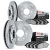 6304-54068 Brake Rotors with 3000-Series Ceramic Brake Pads Kit, 2009-2009 Ford/Lincoln/Mercury/Mazda, Position: Front and Rear - image 1
