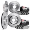 6304-72013 Brake Rotors with 3000-Series Ceramic Brake Pads Kit, 1994-2000 Multiple Makes/Models, Position: Front and Rear - image 1