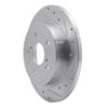631-01006R Drilled/Slotted Brake Rotor [Silver], 2010-2013 Suzuki, Position: Rear Right - image 2