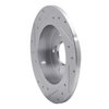 631-01006R Drilled/Slotted Brake Rotor [Silver], 2010-2013 Suzuki, Position: Rear Right - image 4