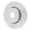 631-01007L Drilled/Slotted Brake Rotor [Silver], 2010-2013 Suzuki, Position: Front Left - image 2