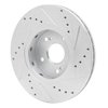 631-01007L Drilled/Slotted Brake Rotor [Silver], 2010-2013 Suzuki, Position: Front Left - image 4