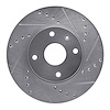 631-01008R Drilled/Slotted Brake Rotor [Silver], 2004-2010 Multiple Makes/Models, Position: Front Right - image 1