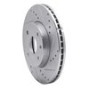 631-01008R Drilled/Slotted Brake Rotor [Silver], 2004-2010 Multiple Makes/Models, Position: Front Right - image 2