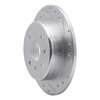 631-01009R Drilled/Slotted Brake Rotor [Silver], 2004-2010 Multiple Makes/Models, Position: Rear Right - image 2