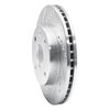 631-01010L Drilled/Slotted Brake Rotor [Silver], 2004-2010 Multiple Makes/Models, Position: Front Left - image 2