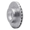 631-02009D Drilled/Slotted Brake Rotor [Silver], 1986-1991 Porsche, Position: Right Front - image 2