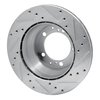 631-02021L Drilled/Slotted Brake Rotor [Silver], 1987-1997 Porsche, Position: Rear Left - image 4